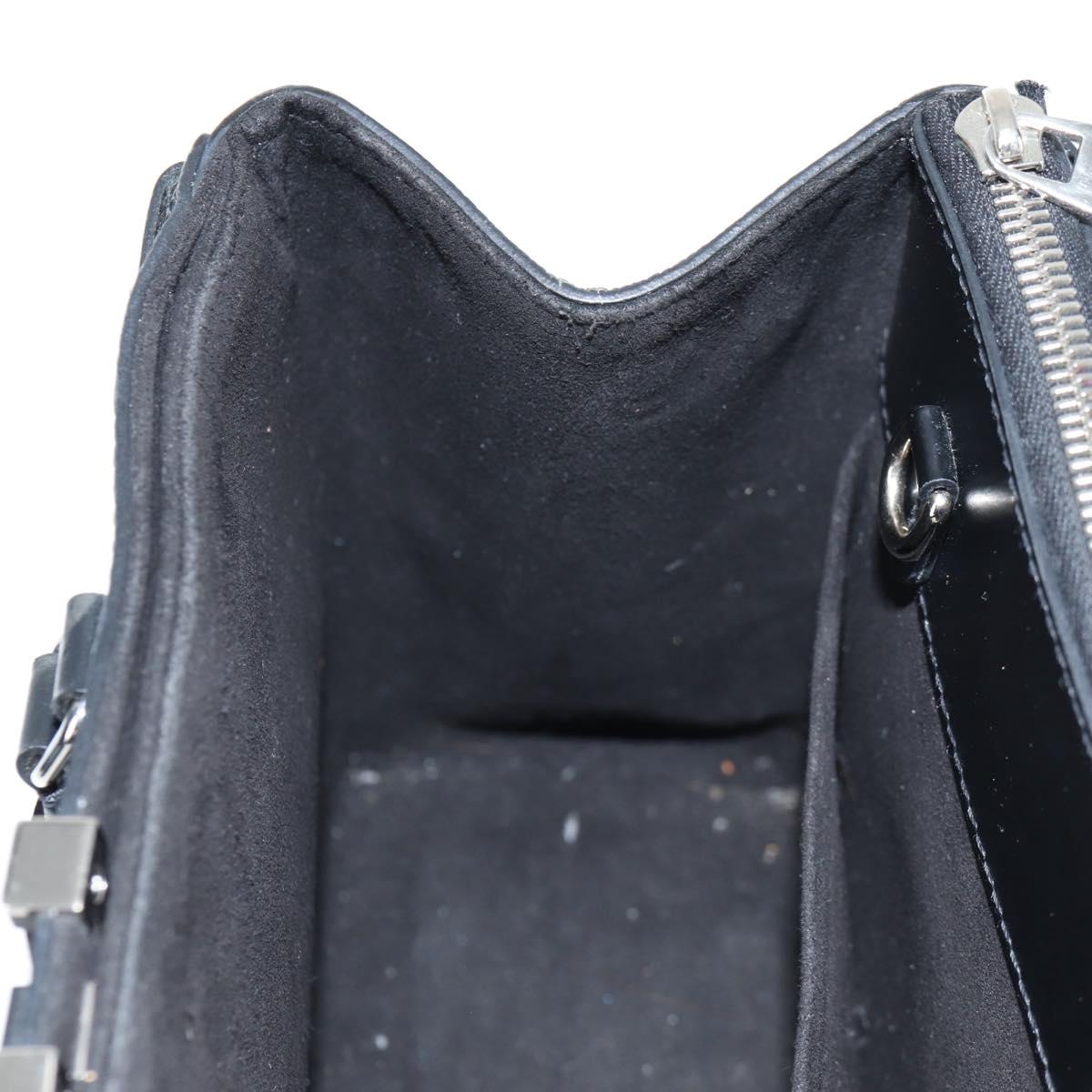LOUIS VUITTON Epi Grunel Tote PM Tote Bag Black M57680 LV Auth ki5827M