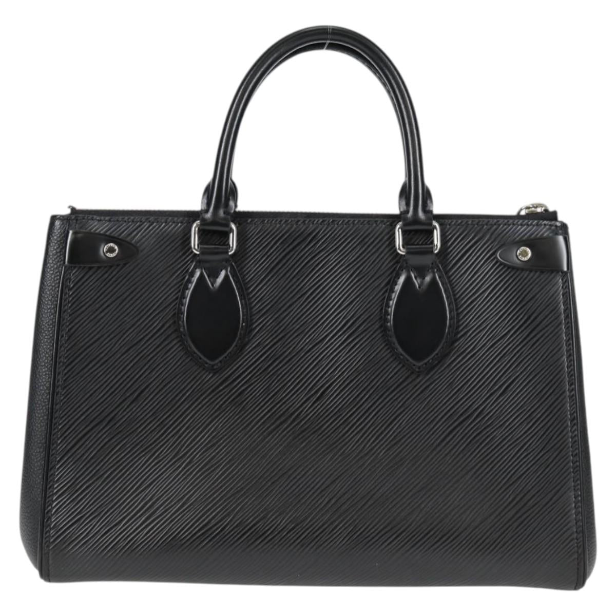 LOUIS VUITTON Epi Grunel Tote PM Tote Bag Black M57680 LV Auth ki5827M