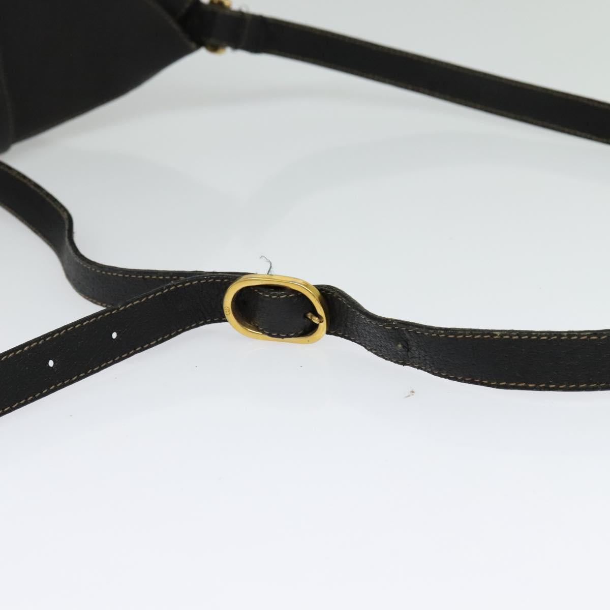 GUCCI GG Supreme Web Sherry Line Shoulder Bag PVC Black 904 02 081 Auth ki5838