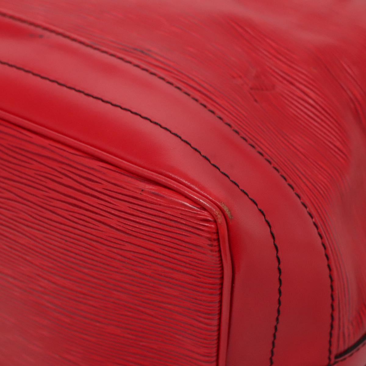 LOUIS VUITTON Epi Noe Shoulder Bag Red M44007 LV Auth ki5853