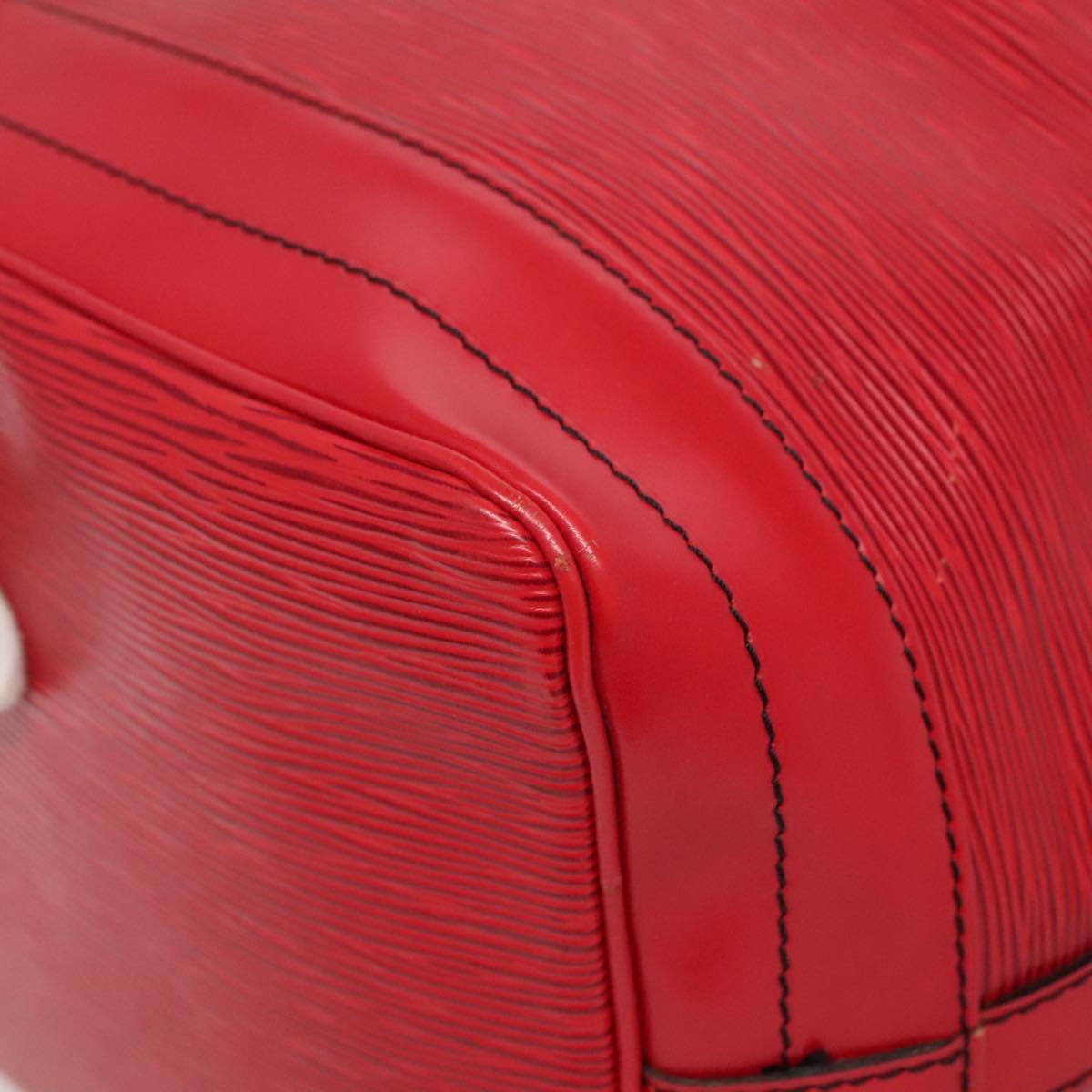 LOUIS VUITTON Epi Noe Shoulder Bag Red M44007 LV Auth ki5853