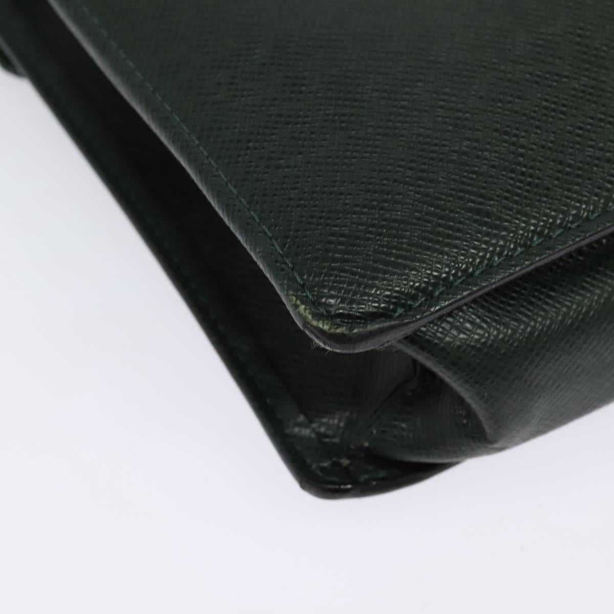 LOUIS VUITTON Taiga Porte Documents Angara Bag Epicea M30774 LV Auth ki5891