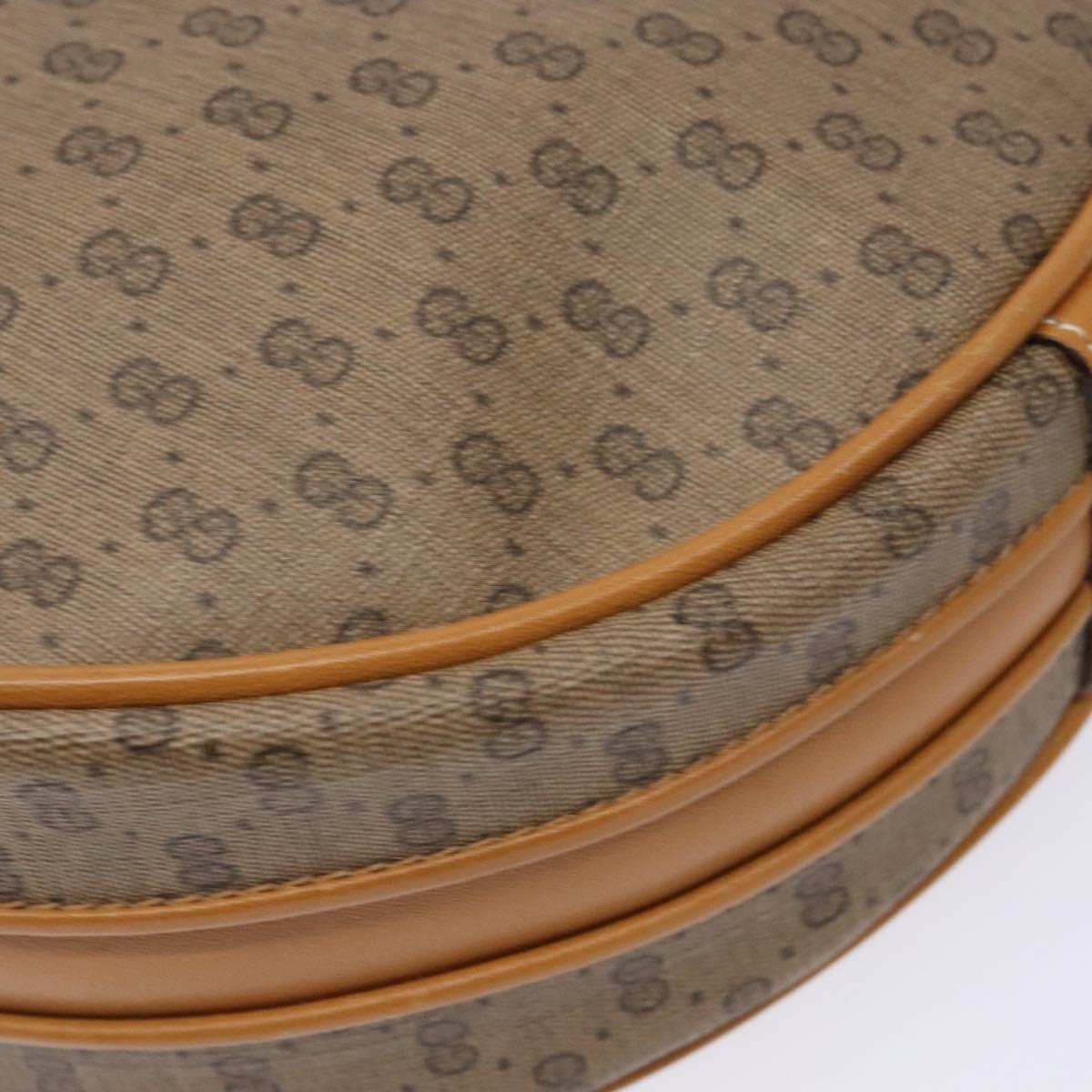 GUCCI Micro GG Supreme Shoulder Bag PVC Beige Gold 007 115 5575 Auth ki5921