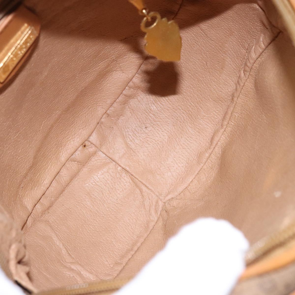 GUCCI Micro GG Supreme Shoulder Bag PVC Beige Gold 007 115 5575 Auth ki5921