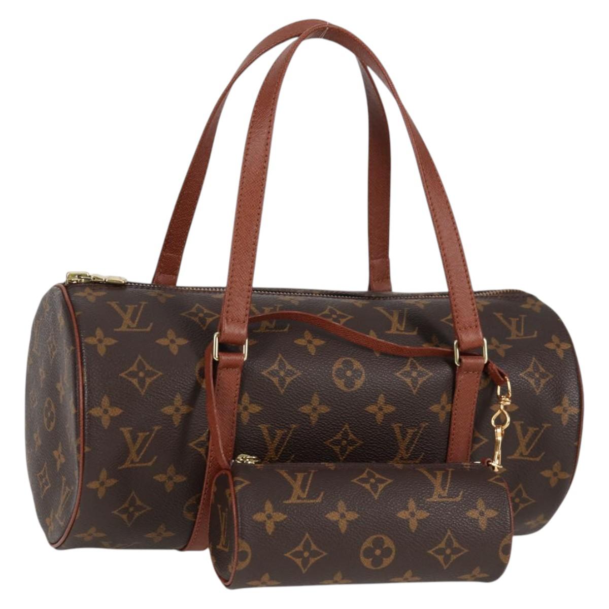 LOUIS VUITTON Monogram Papillon 30 Hand Bag M51385 LV Auth ki5936V