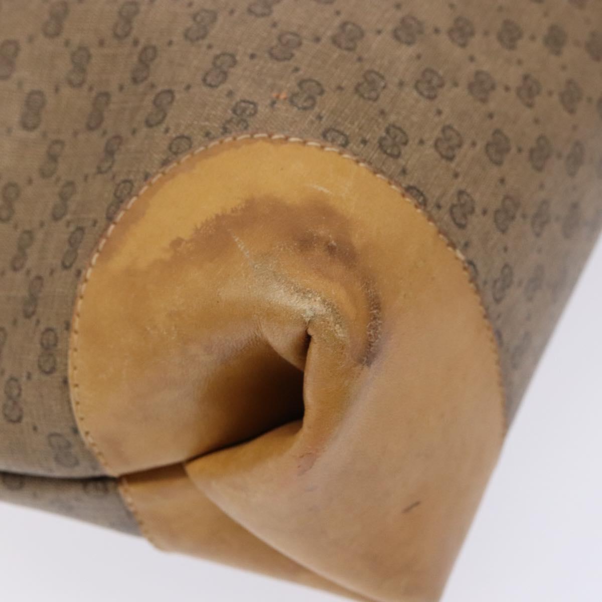 GUCCI Micro GG Supreme Web Sherry Line Bag PVC Beige 002 904 0131 Auth ki5940