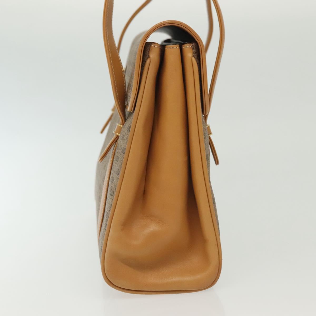 GUCCI Micro GG Supreme Hand Bag PVC Beige Gold 000 46 4857 Auth ki5941