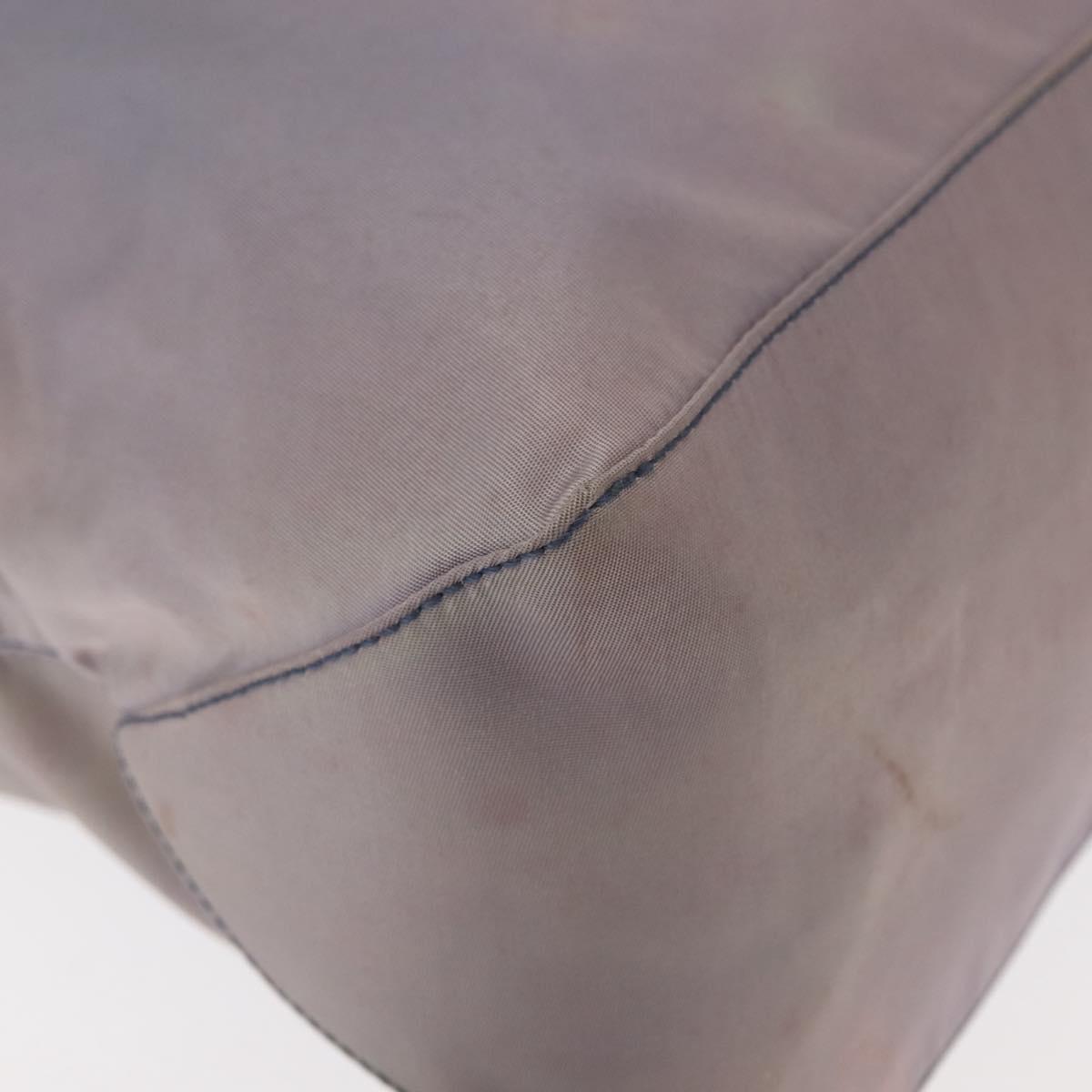 PRADA Tote Bag Nylon 2way Purple Orange Auth ki5999