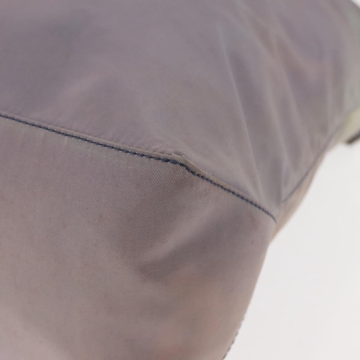 PRADA Tote Bag Nylon 2way Purple Orange Auth ki5999