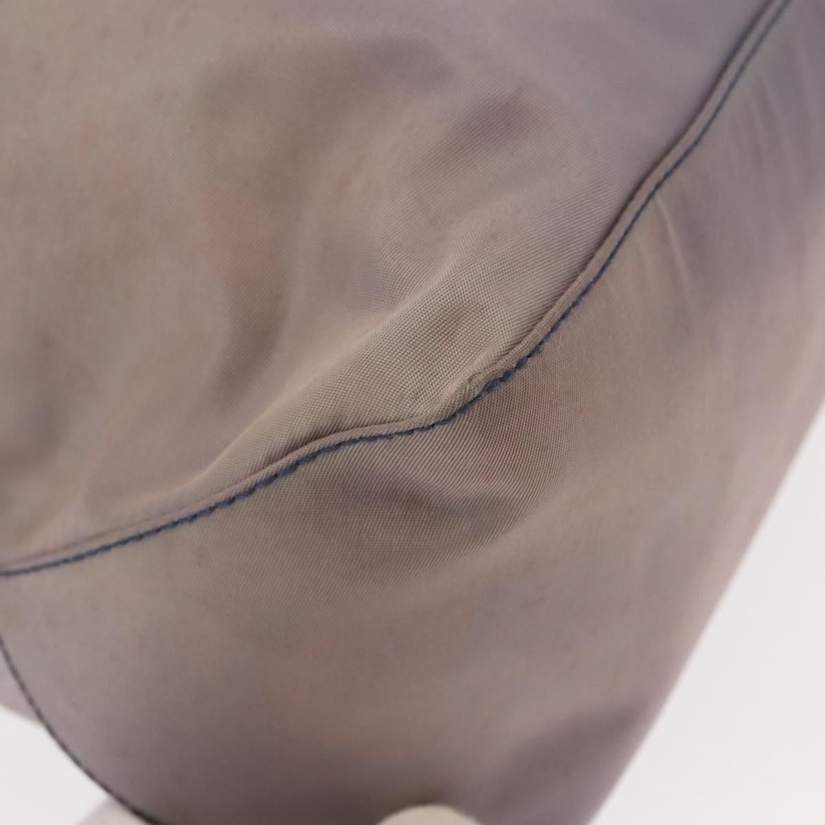 PRADA Tote Bag Nylon 2way Purple Orange Auth ki5999