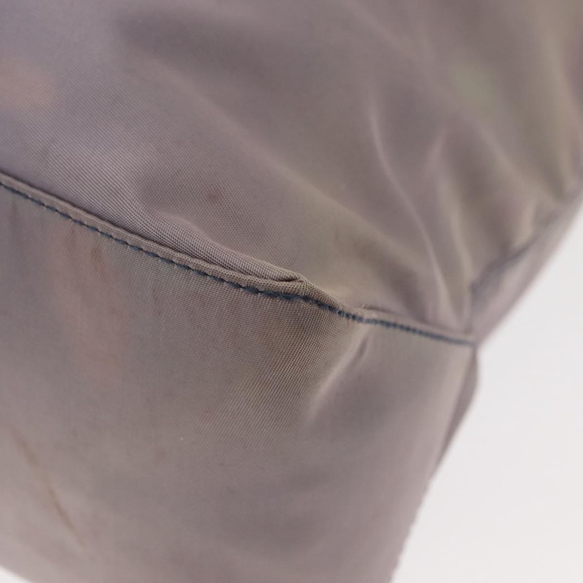 PRADA Tote Bag Nylon 2way Purple Orange Auth ki5999