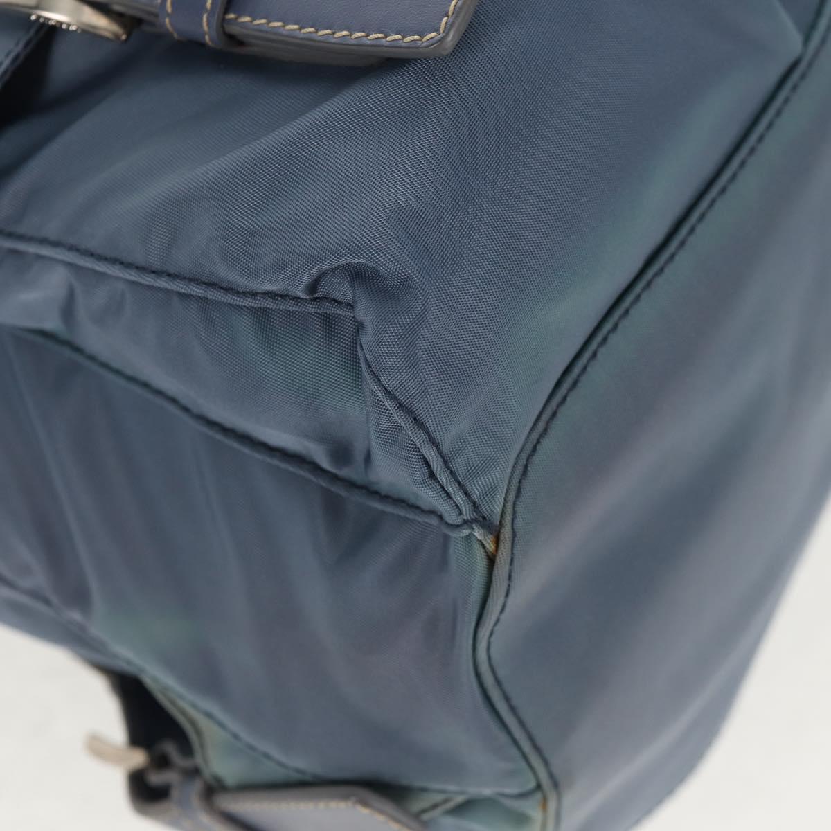 PRADA Backpack Nylon Light Blue Auth ki6000
