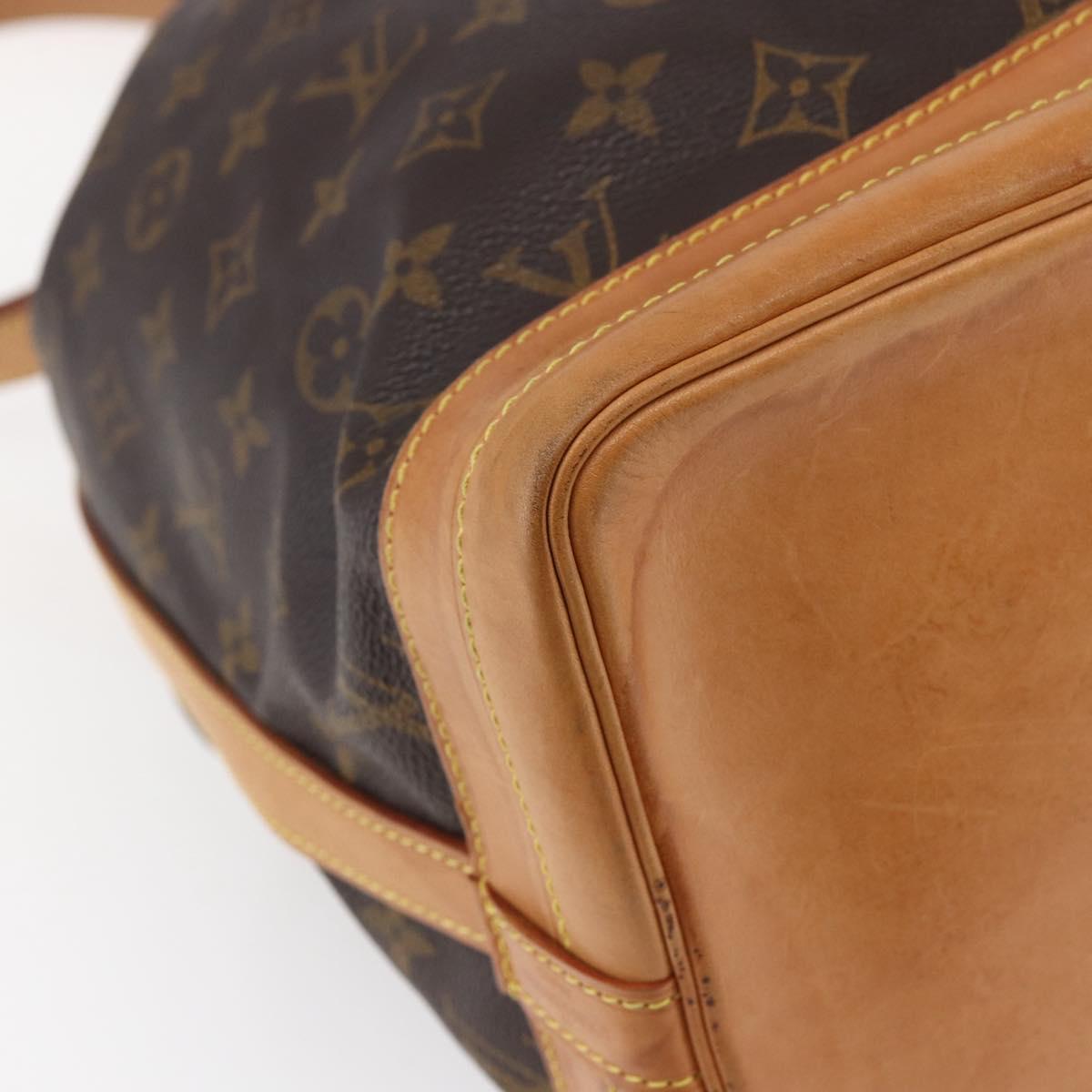 LOUIS VUITTON Monogram Noe Shoulder Bag M42224 LV Auth ki6005