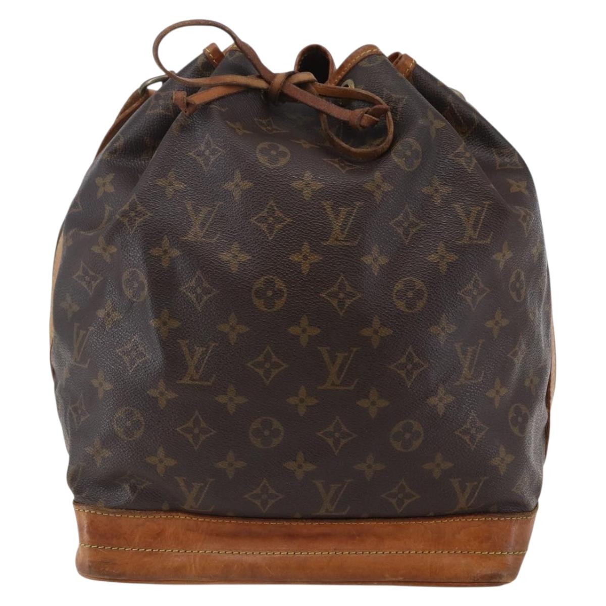 LOUIS VUITTON Monogram Noe Shoulder Bag M42224 LV Auth ki6006