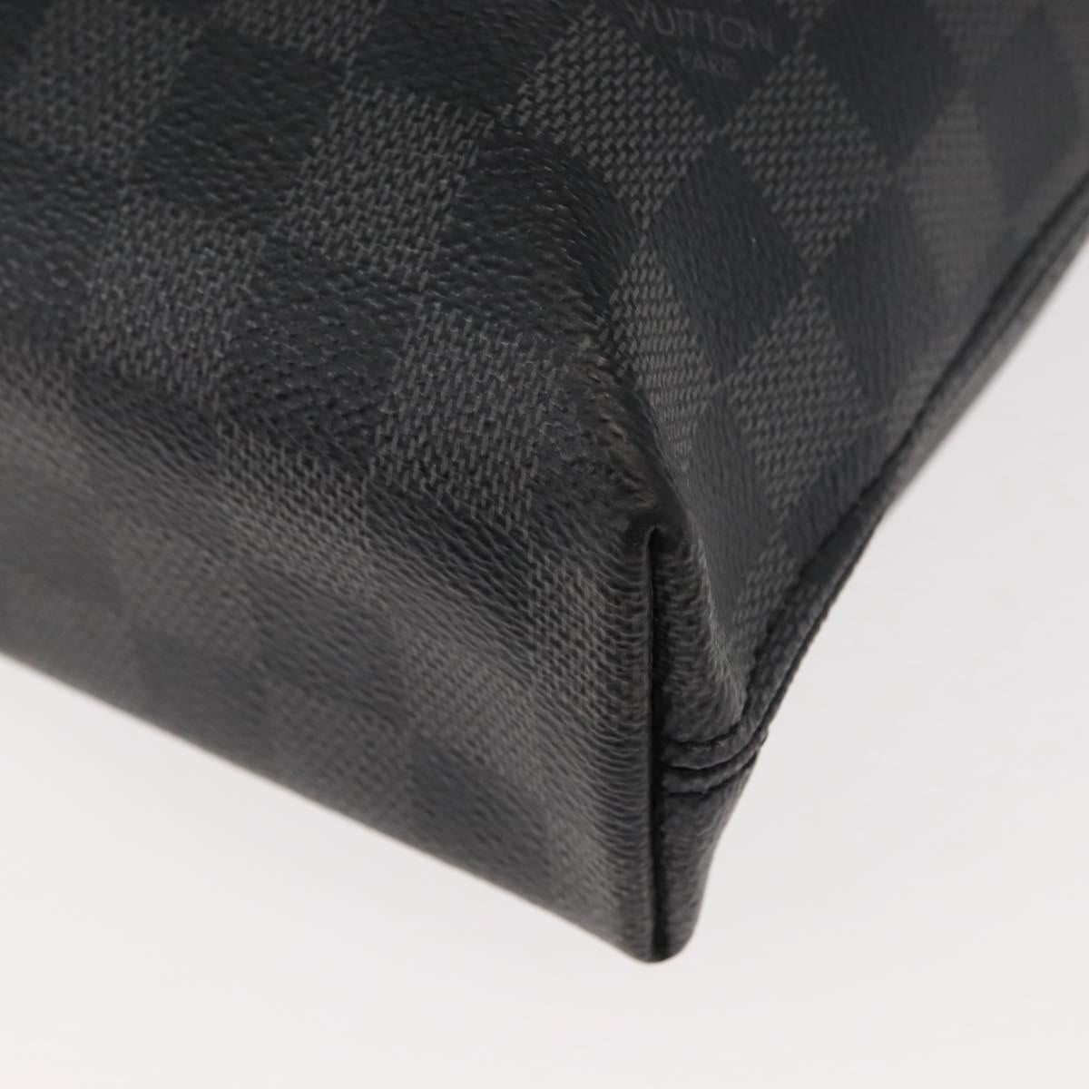 LOUIS VUITTON Damier Graphite Porte Documents Jules NM Bag N48260 LV Auth ki6007