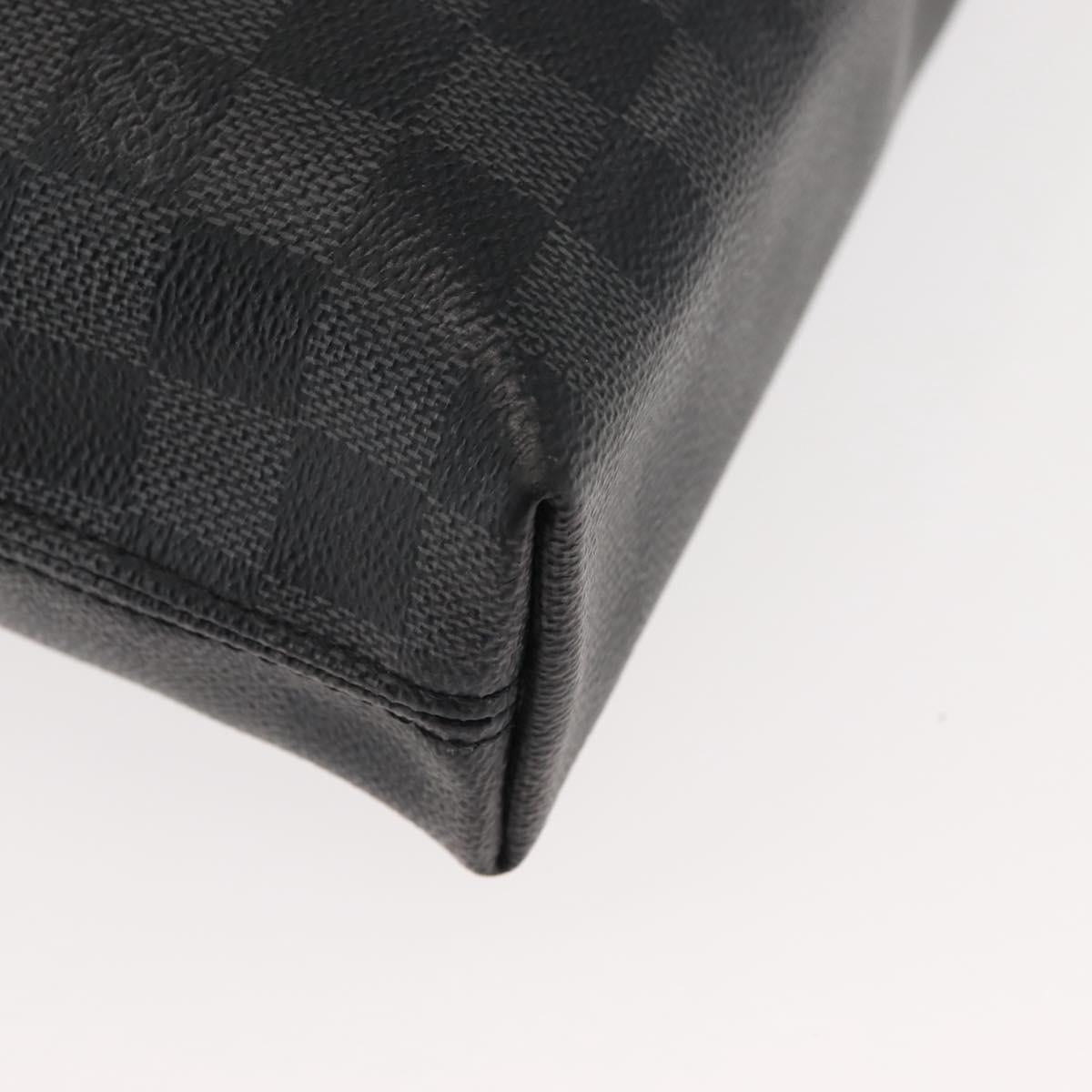 LOUIS VUITTON Damier Graphite Porte Documents Jules NM Bag N48260 LV Auth ki6007