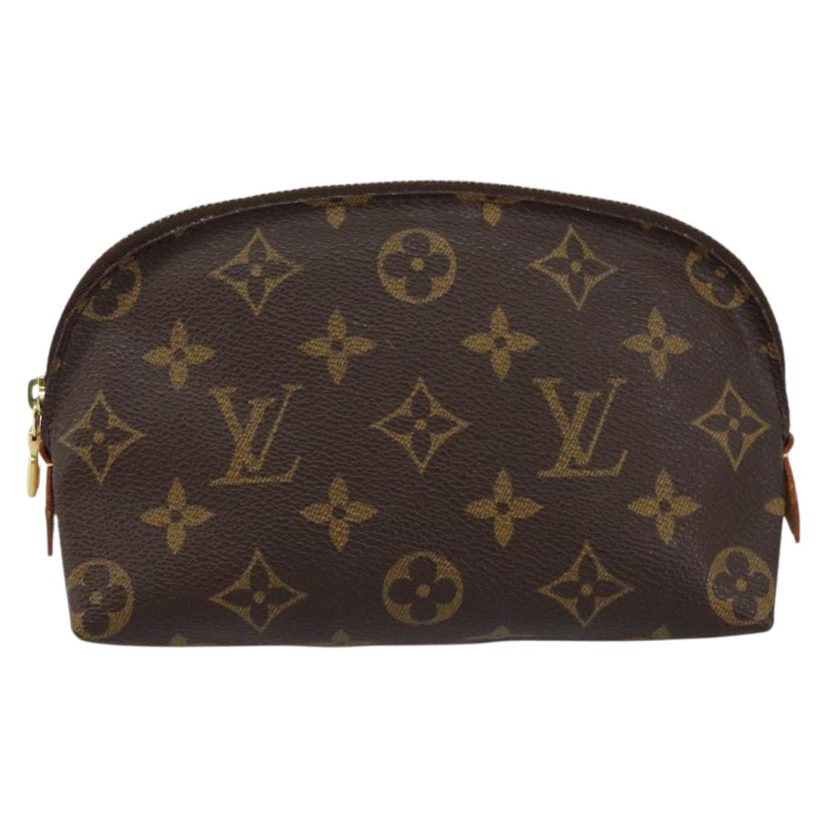 LOUIS VUITTON Monogram Pochette Cosmetic PM Cosmetic Pouch M47515 LV Auth ki6012