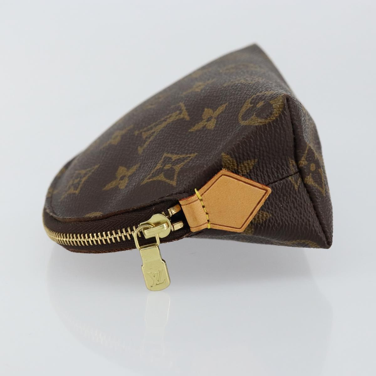 LOUIS VUITTON Monogram Pochette Cosmetic PM Cosmetic Pouch M47515 LV Auth ki6012