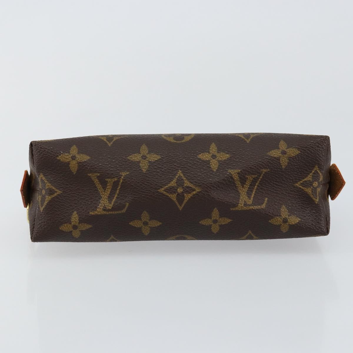 LOUIS VUITTON Monogram Pochette Cosmetic PM Cosmetic Pouch M47515 LV Auth ki6012