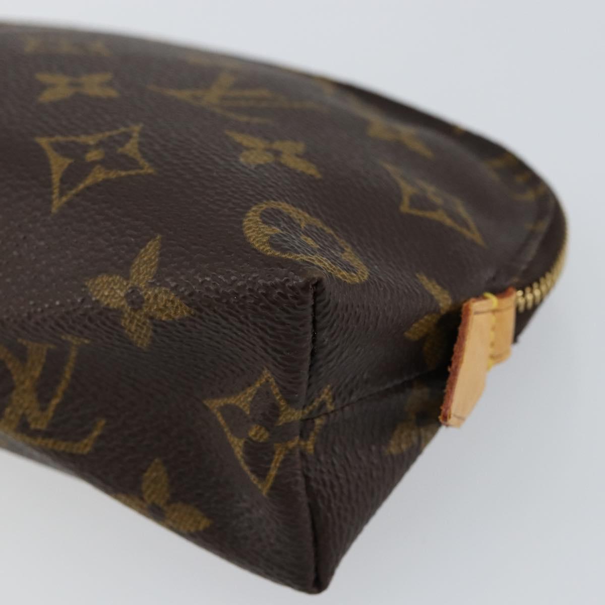 LOUIS VUITTON Monogram Pochette Cosmetic PM Cosmetic Pouch M47515 LV Auth ki6012