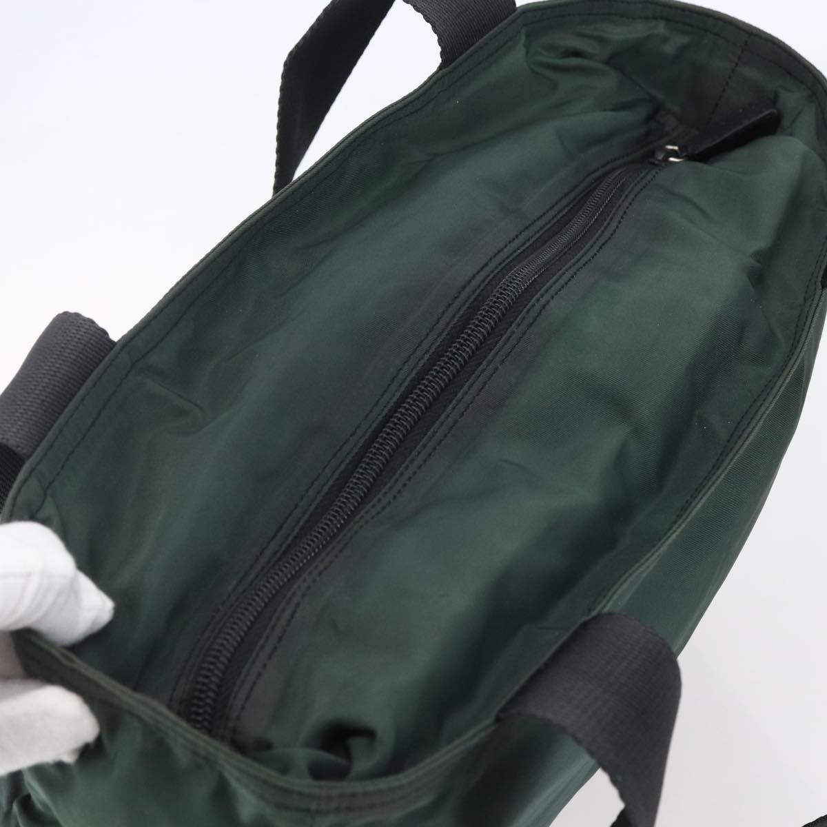 PRADA Tote Bag Nylon Khaki Auth ki6013