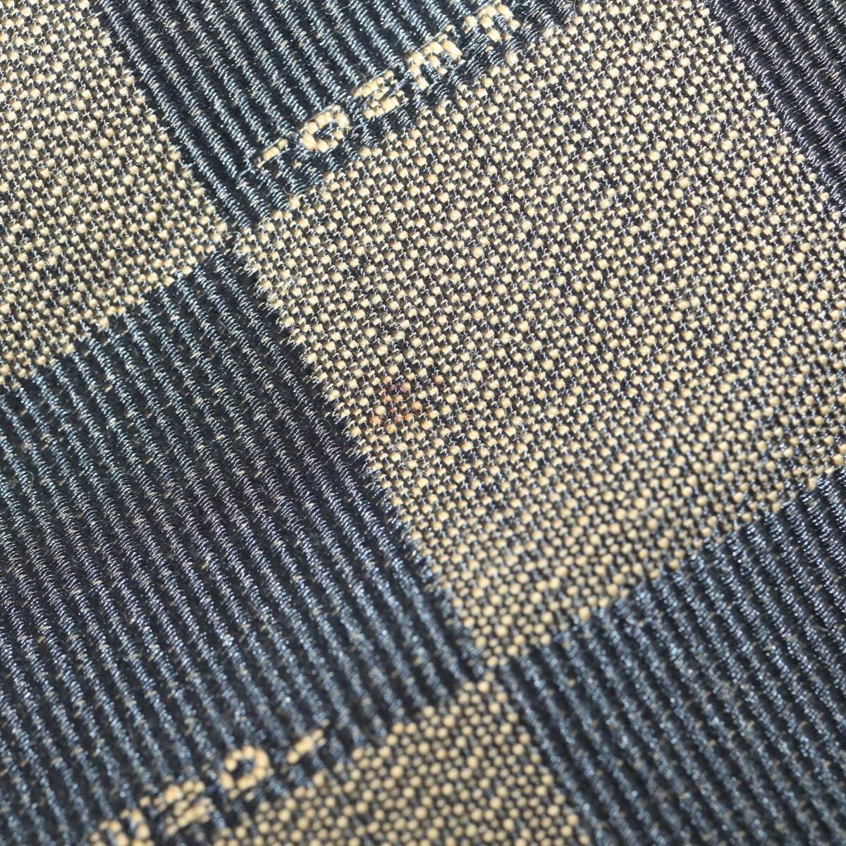 FENDI Zucca Canvas Pecan Canvas Skirt Pants 2 Set Black Brown Auth ki6020