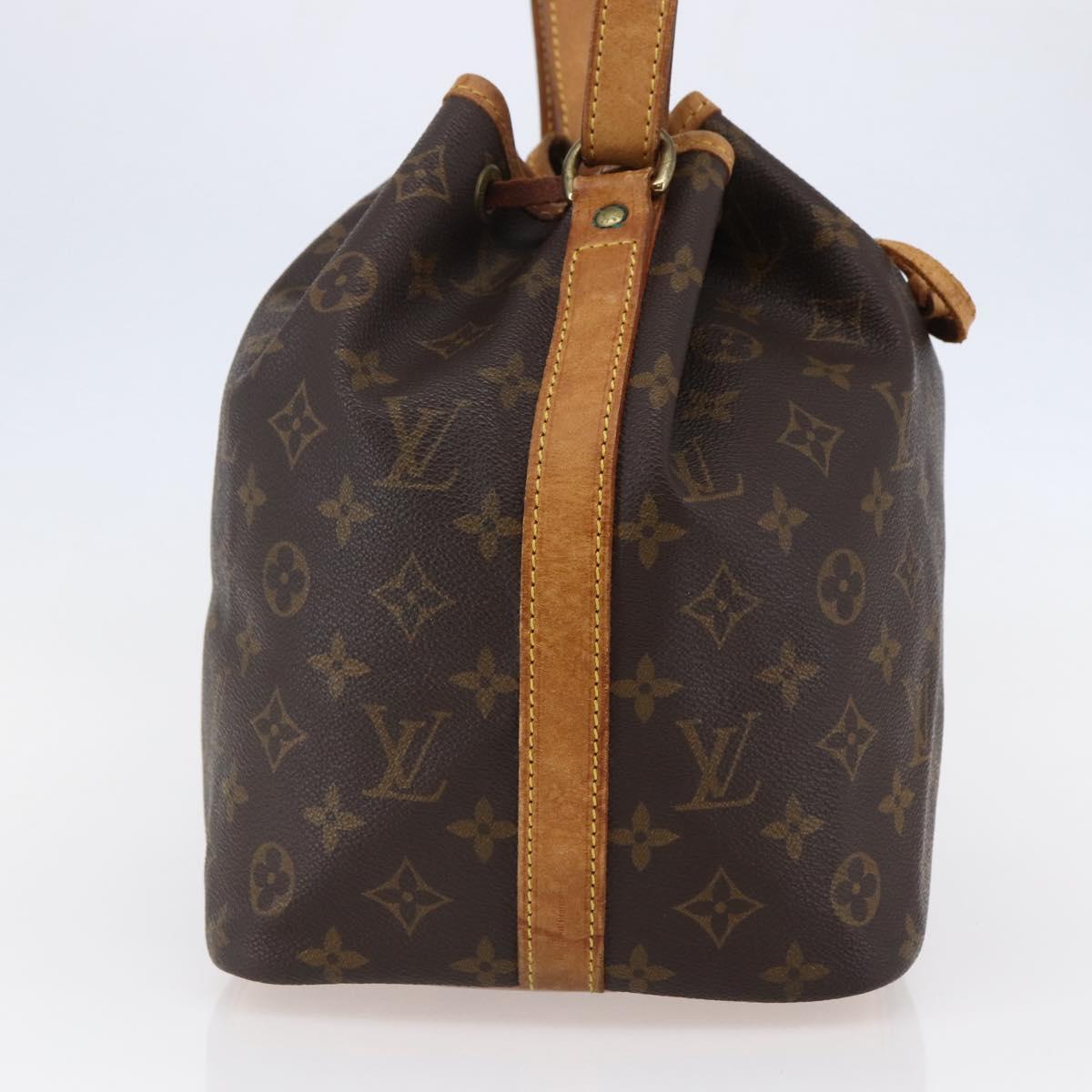 LOUIS VUITTON Monogram Petit Noe Shoulder Bag M42226 LV Auth ki6028