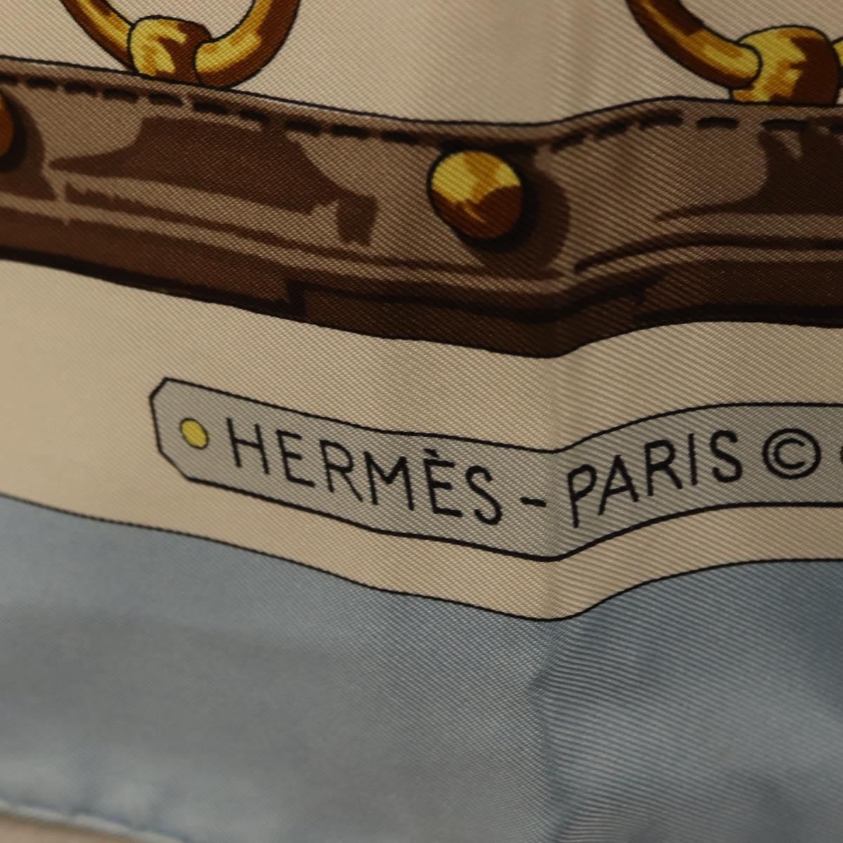 HERMES Carre 90 Scarf Silk 4 Set Red Blue Auth ki6029