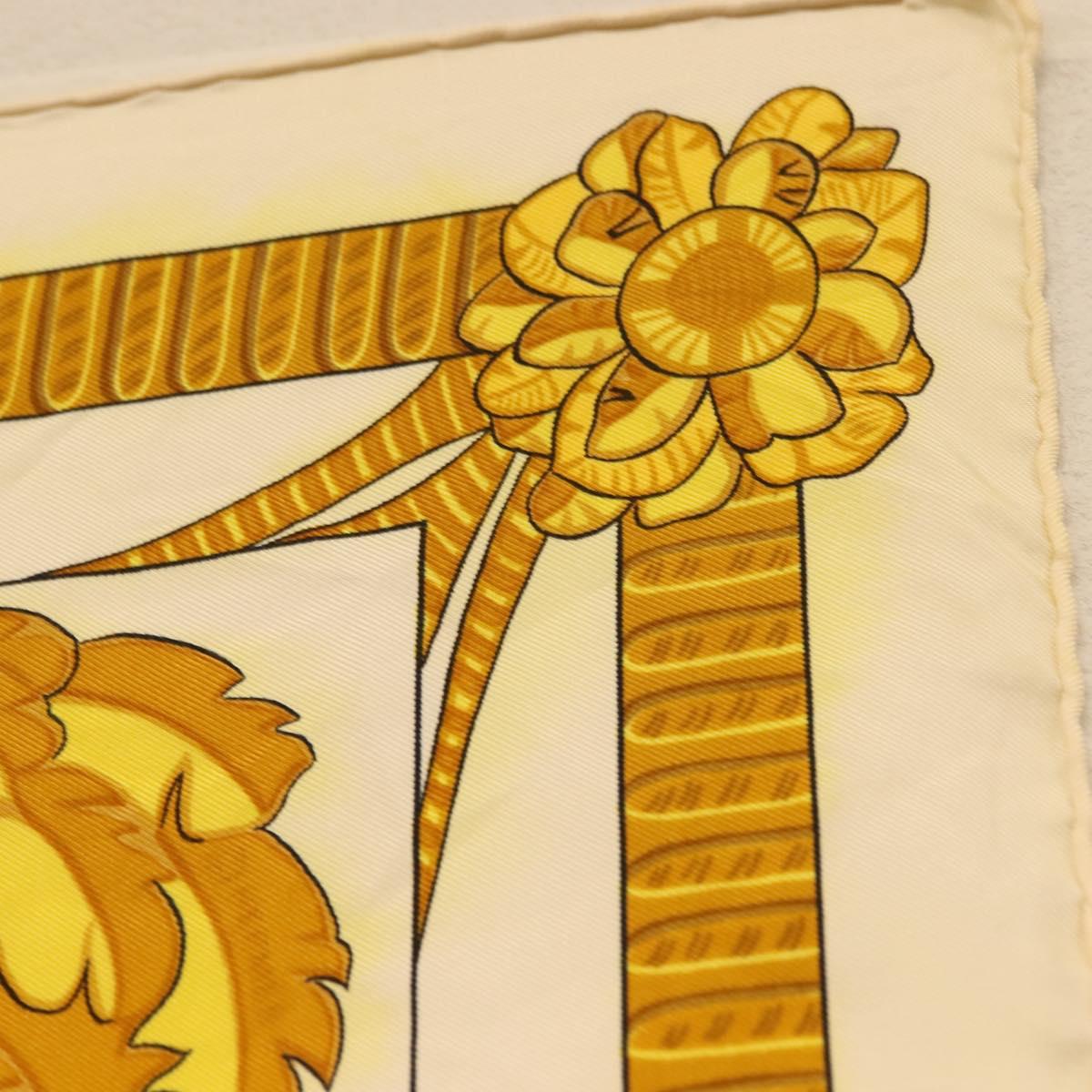 HERMES Carre 90 Scarf Silk 4 Set Red Blue Auth ki6029