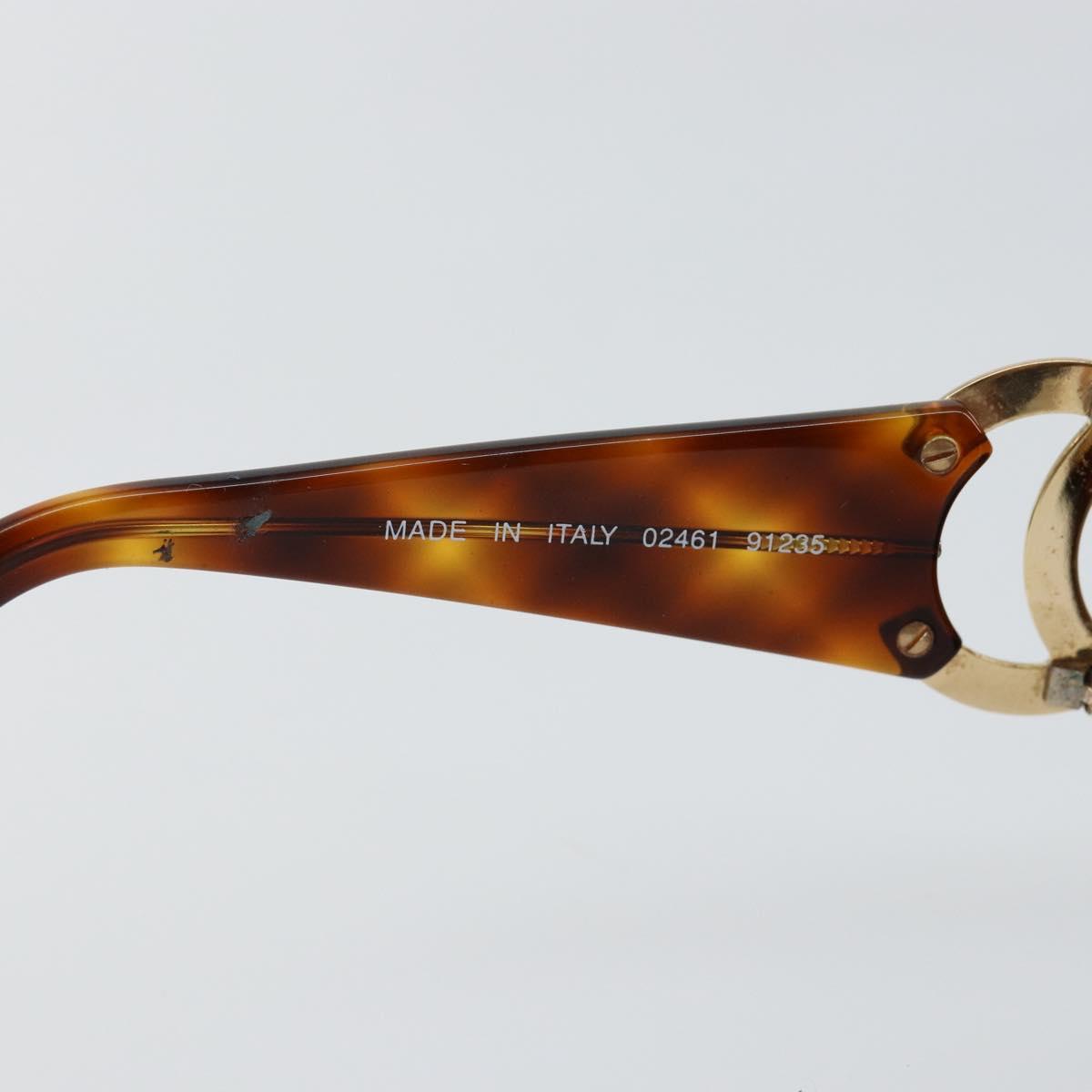 CHANEL Sunglasses plastic Brown CC Auth ki6033