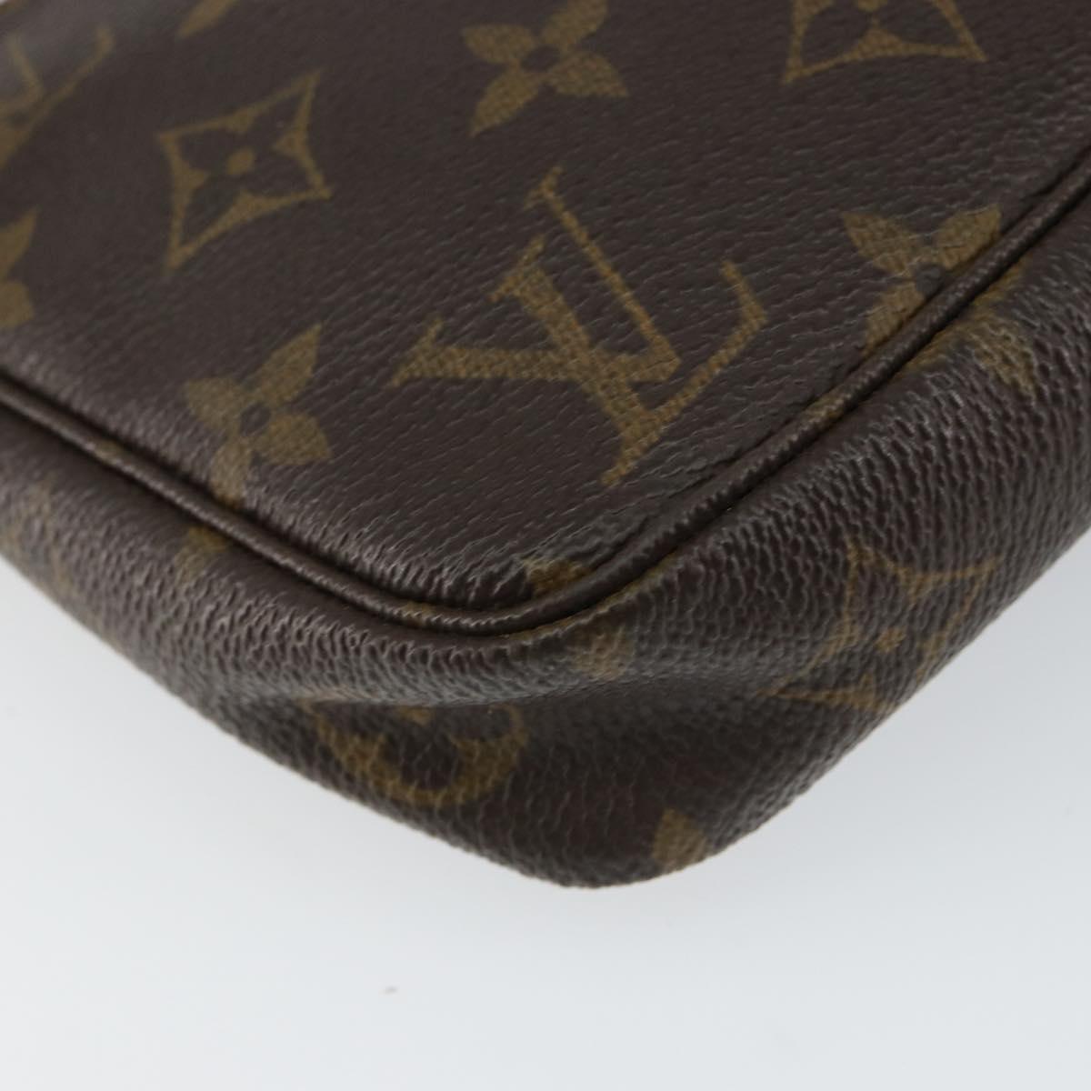 LOUIS VUITTON Monogram Pochette Accessoires Pouch M51980 LV Auth ki6034