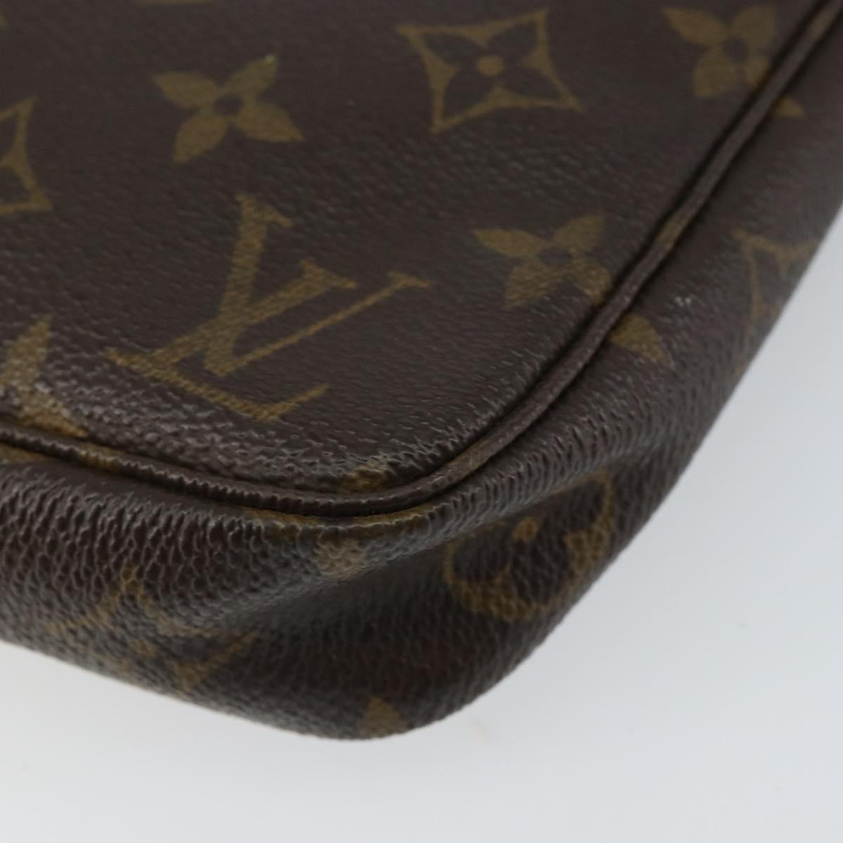 LOUIS VUITTON Monogram Pochette Accessoires Pouch M51980 LV Auth ki6034
