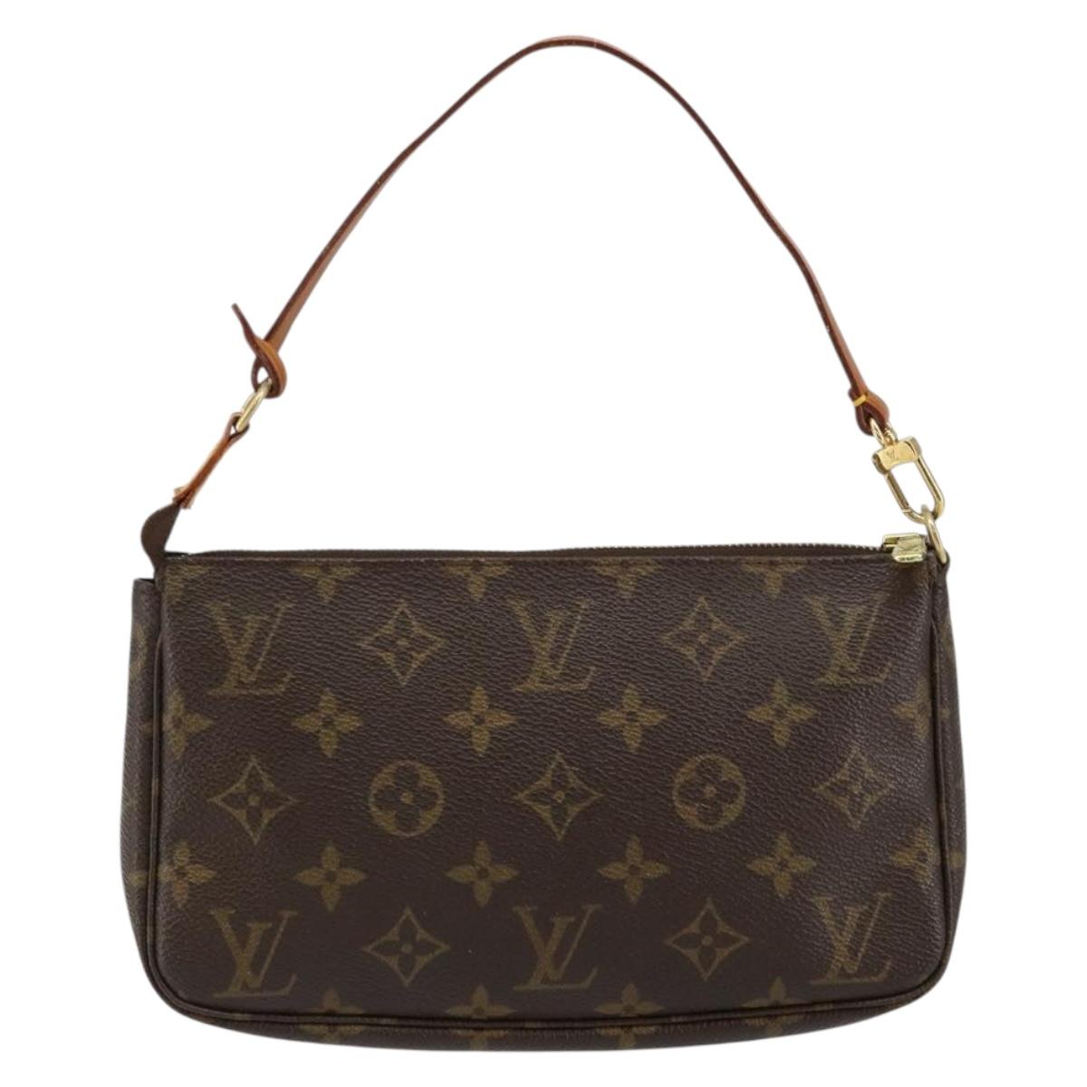 LOUIS VUITTON Monogram Pochette Accessoires Pouch M51980 LV Auth ki6034