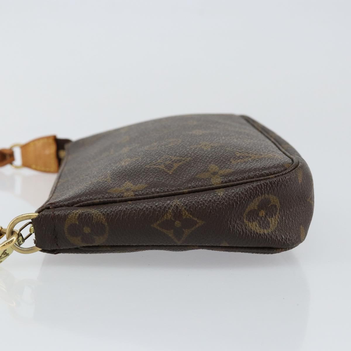 LOUIS VUITTON Monogram Pochette Accessoires Pouch M51980 LV Auth ki6034