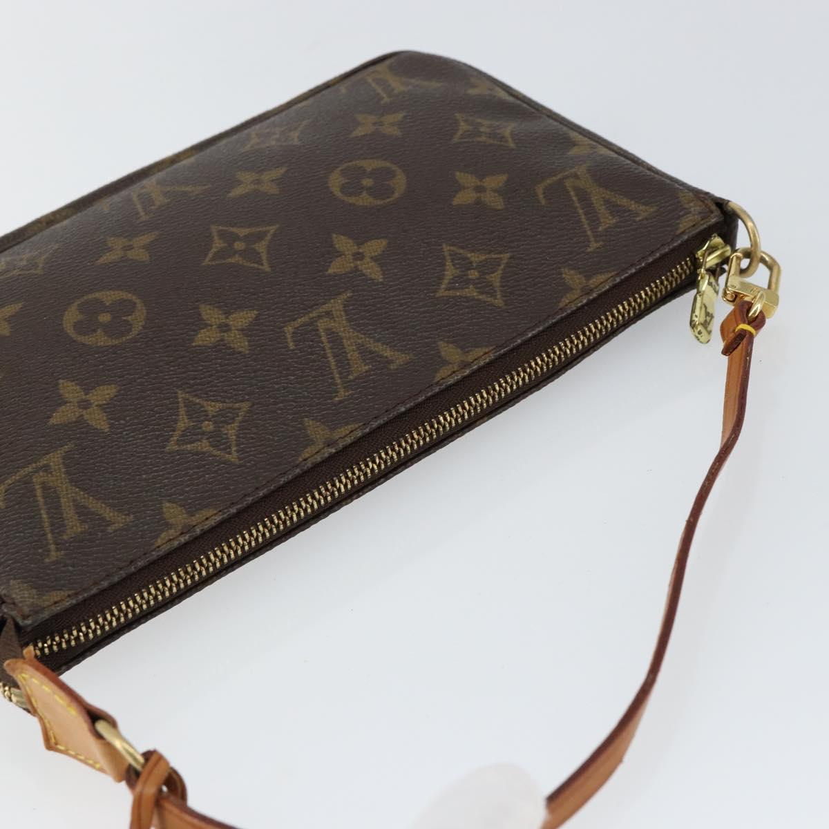 LOUIS VUITTON Monogram Pochette Accessoires Pouch M51980 LV Auth ki6034