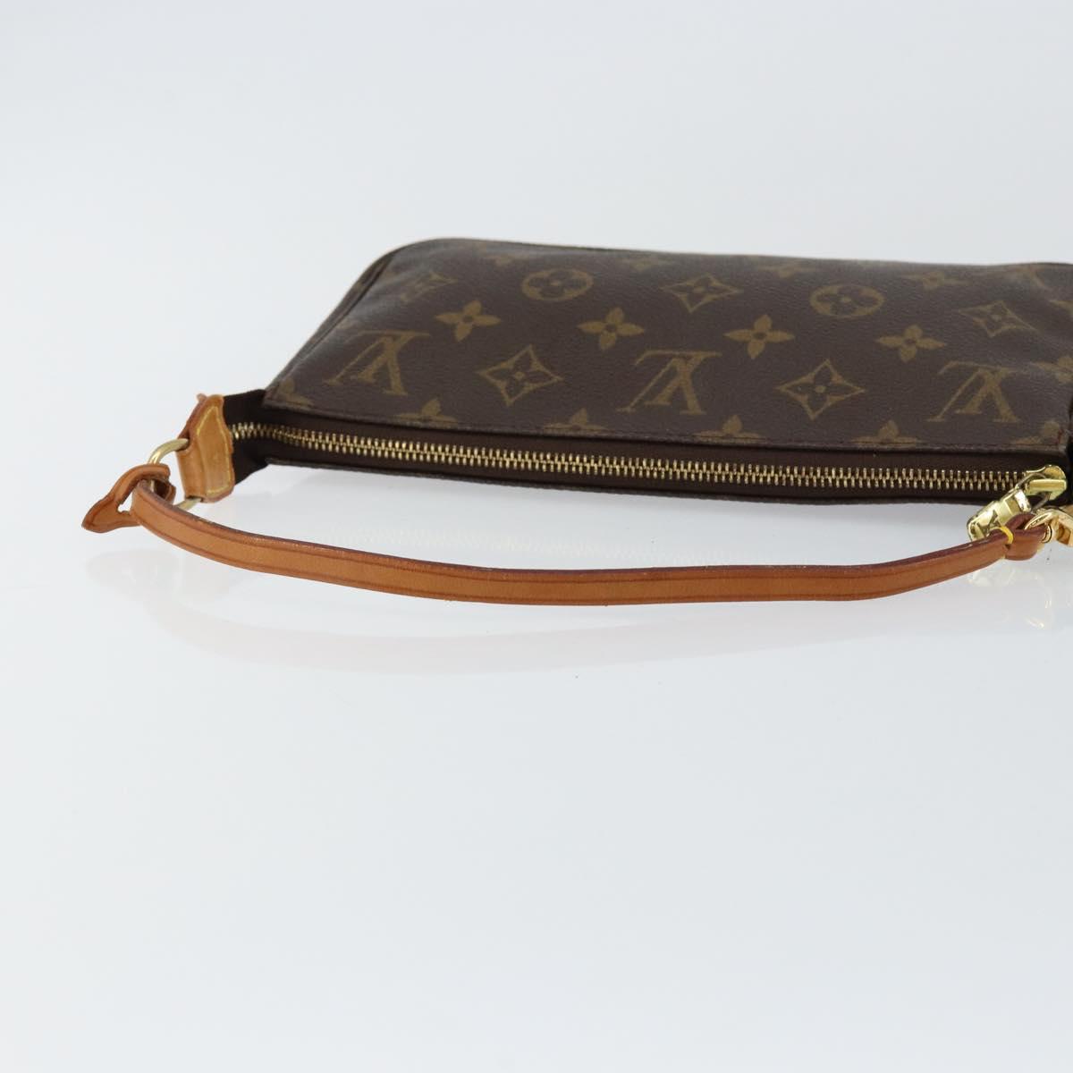 LOUIS VUITTON Monogram Pochette Accessoires Pouch M51980 LV Auth ki6034
