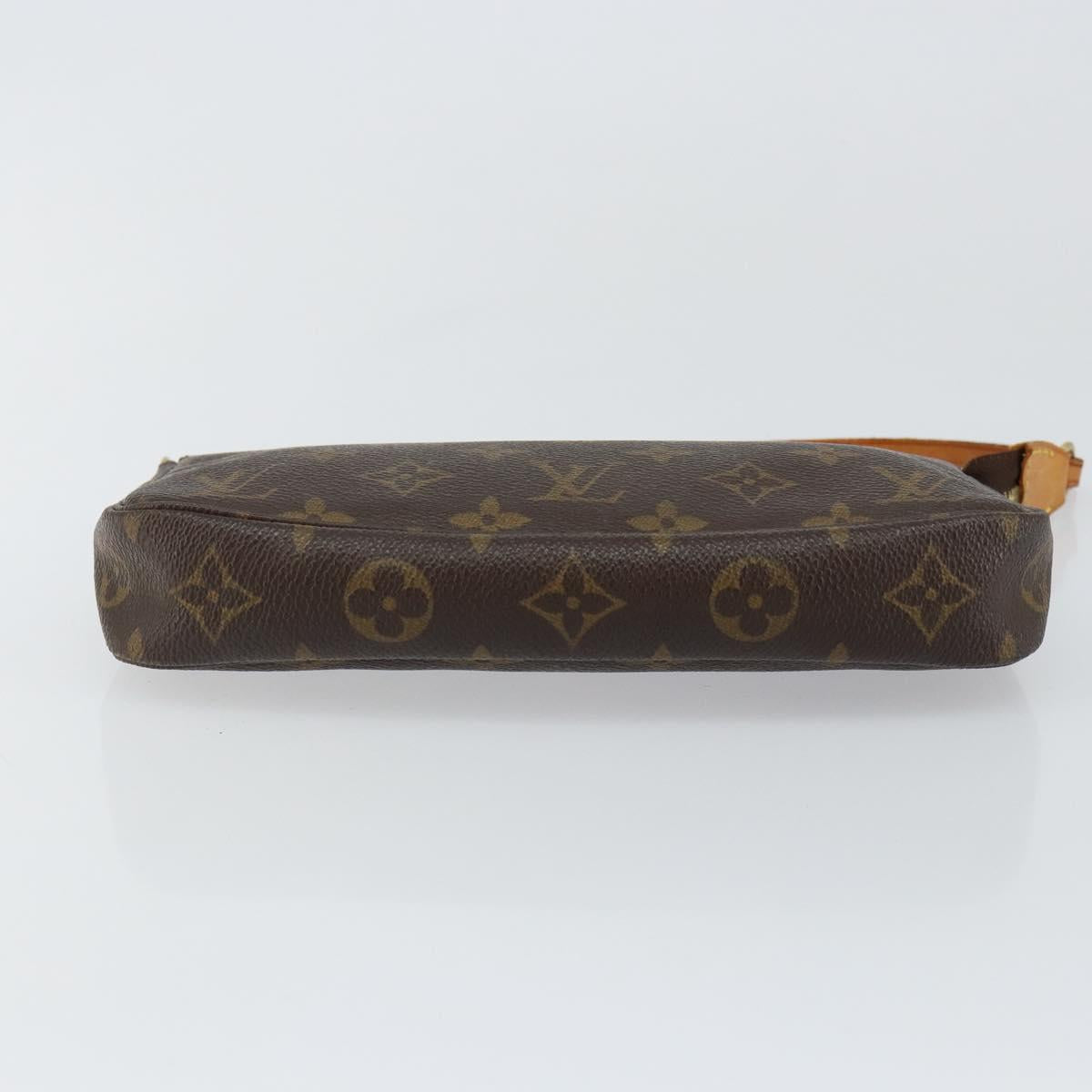 LOUIS VUITTON Monogram Pochette Accessoires Pouch M51980 LV Auth ki6034