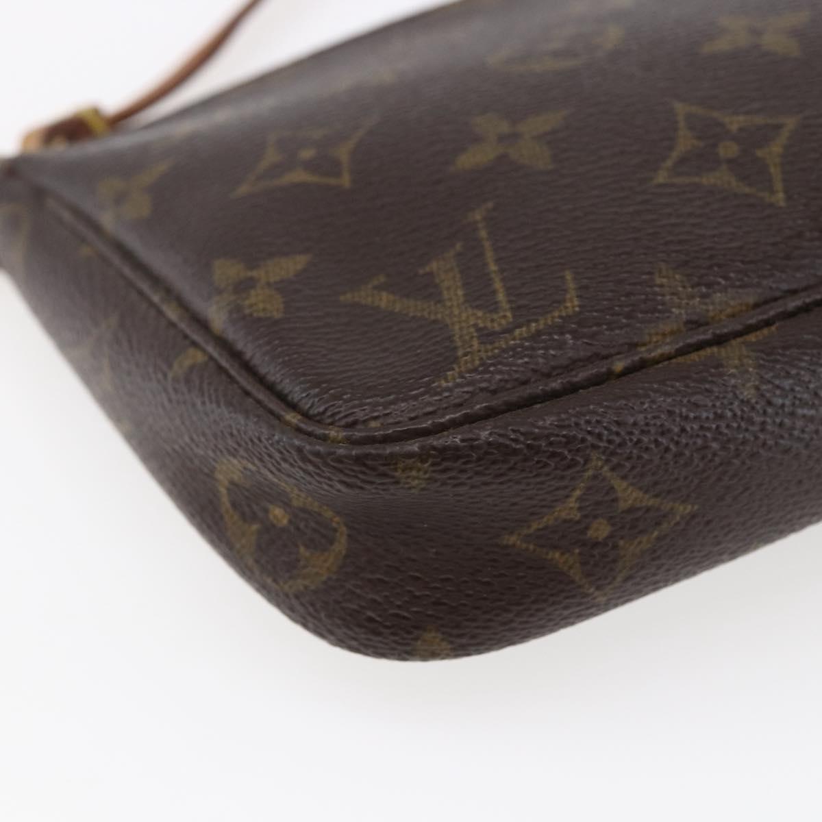 LOUIS VUITTON Monogram Pochette Accessoires Pouch M51980 LV Auth ki6035