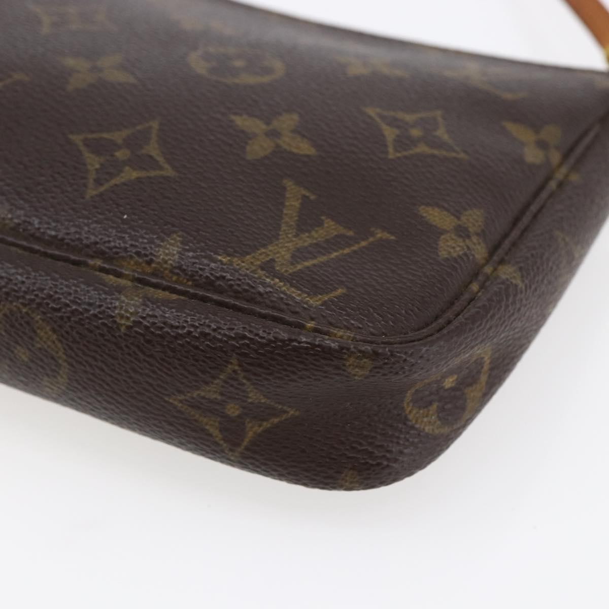 LOUIS VUITTON Monogram Pochette Accessoires Pouch M51980 LV Auth ki6035