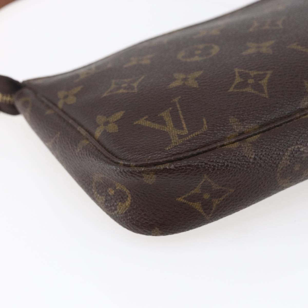 LOUIS VUITTON Monogram Pochette Accessoires Pouch M51980 LV Auth ki6035