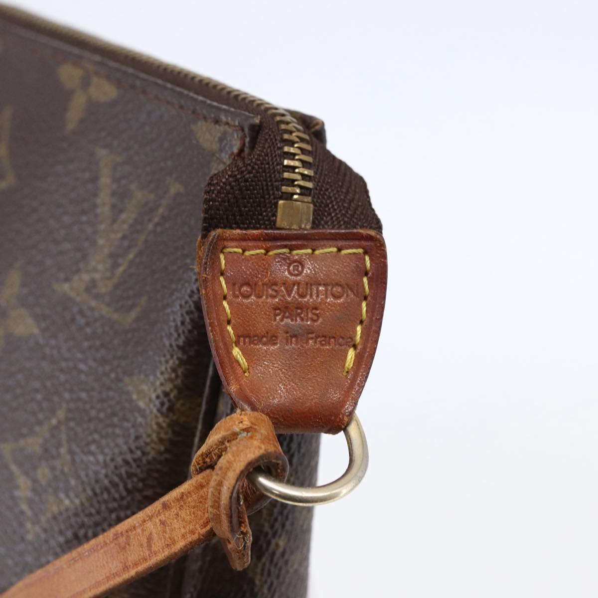 LOUIS VUITTON Monogram Pochette Accessoires Pouch M51980 LV Auth ki6035