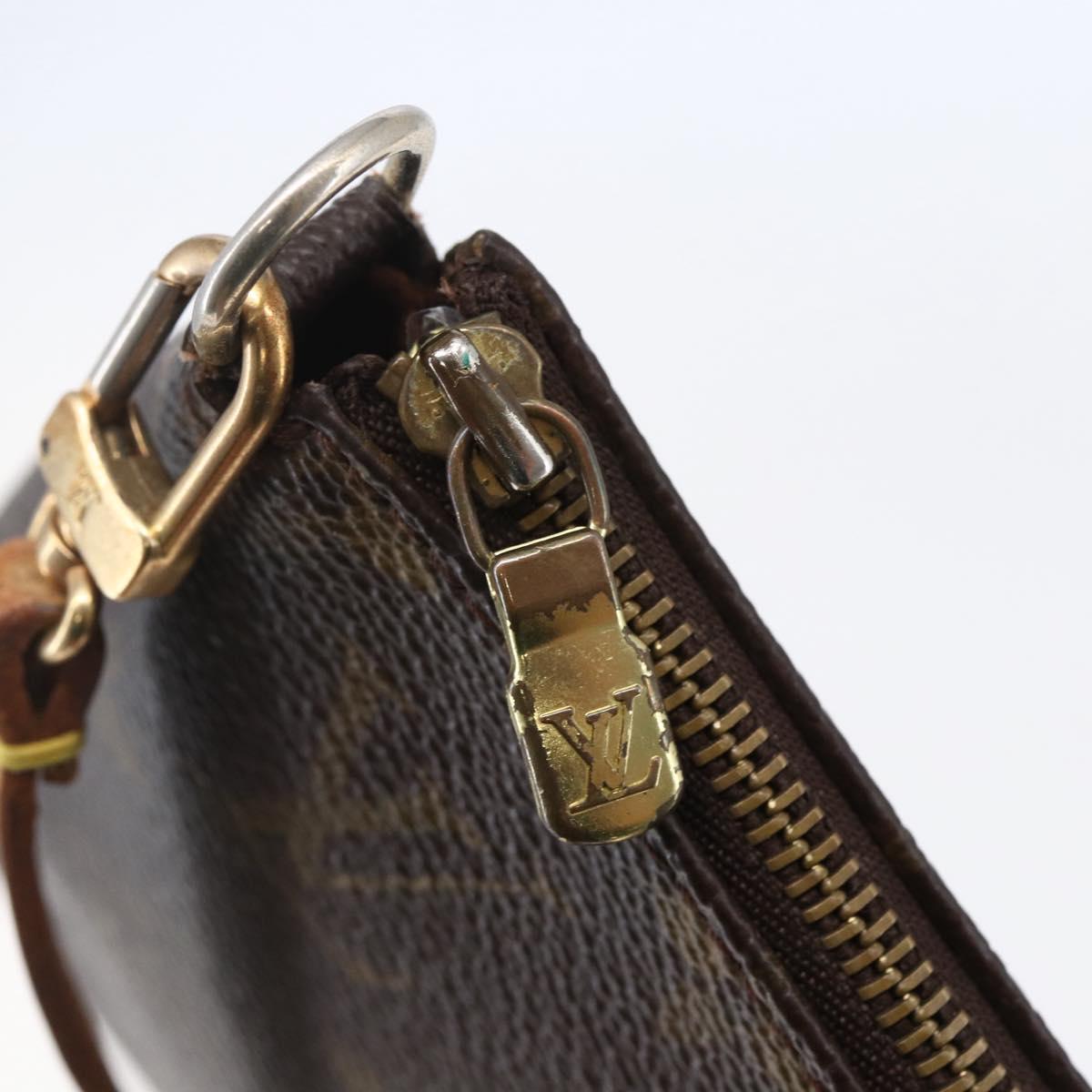 LOUIS VUITTON Monogram Pochette Accessoires Pouch M51980 LV Auth ki6035