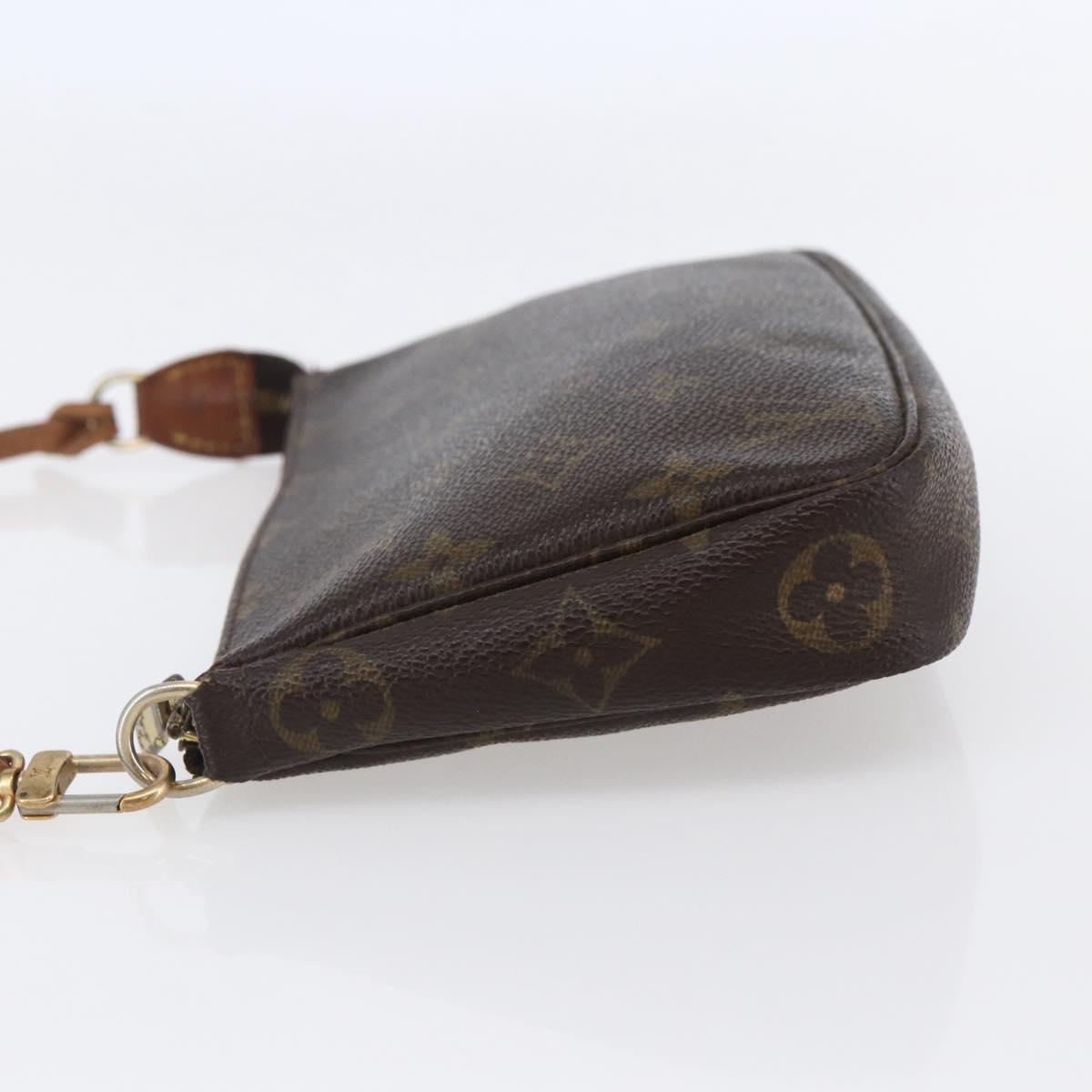 LOUIS VUITTON Monogram Pochette Accessoires Pouch M51980 LV Auth ki6035