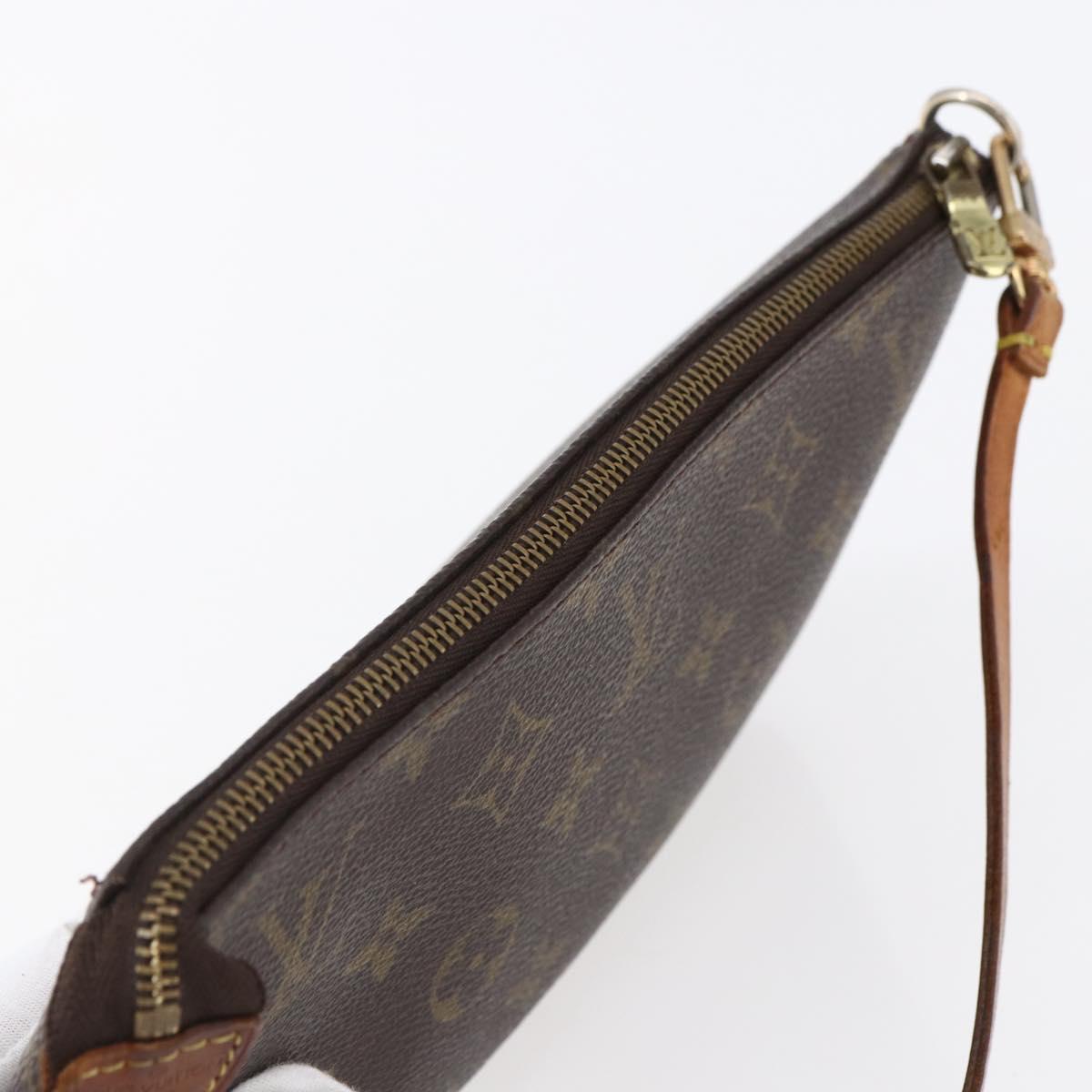 LOUIS VUITTON Monogram Pochette Accessoires Pouch M51980 LV Auth ki6035