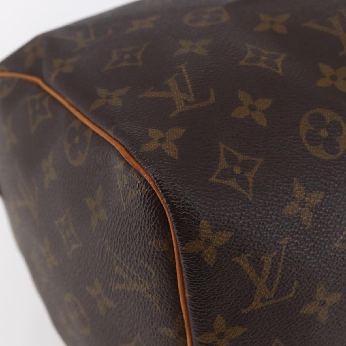 LOUIS VUITTON Monogram Speedy 30 Hand Bag M41526 LV Auth ki6036