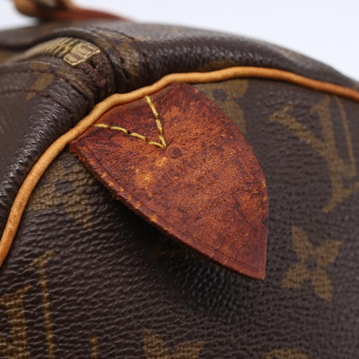 LOUIS VUITTON Monogram Speedy 30 Hand Bag M41526 LV Auth ki6036