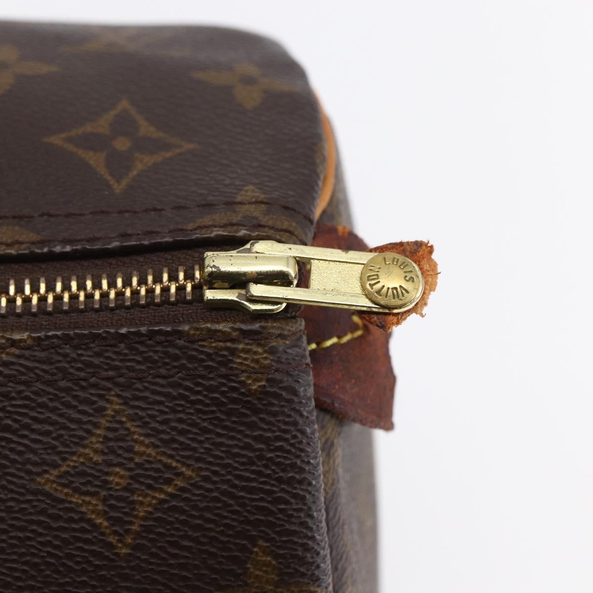 LOUIS VUITTON Monogram Speedy 30 Hand Bag M41526 LV Auth ki6036