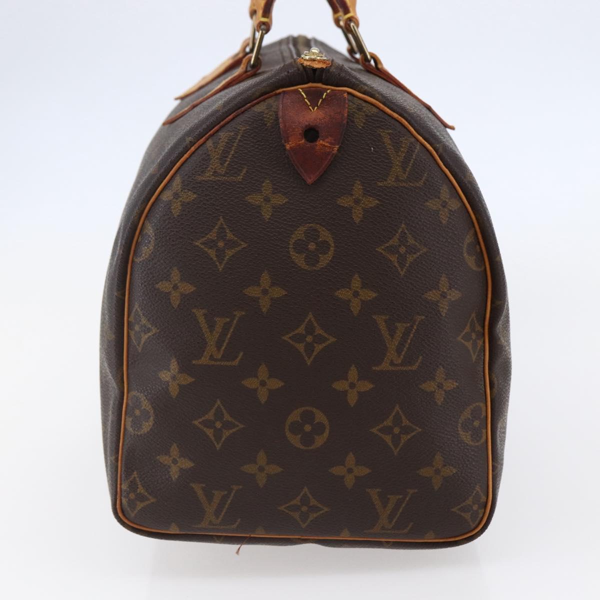 LOUIS VUITTON Monogram Speedy 30 Hand Bag M41526 LV Auth ki6036