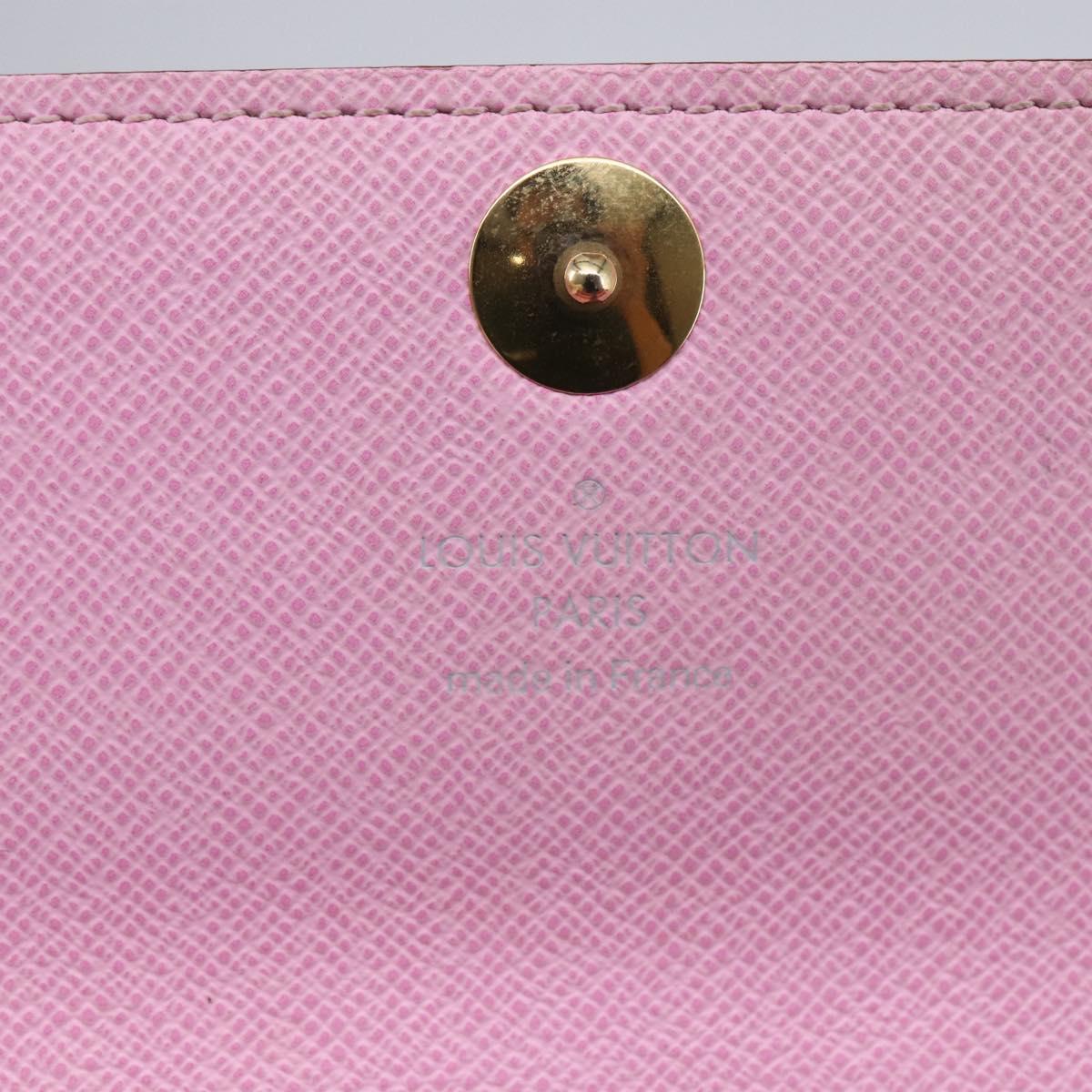 LOUIS VUITTON Monogram Multicolor Portefeuille Sarah White M93745 LV Auth ki6038