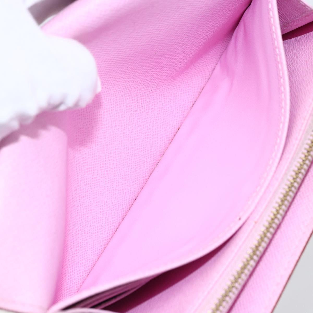 LOUIS VUITTON Monogram Multicolor Portefeuille Sarah White M93745 LV Auth ki6038